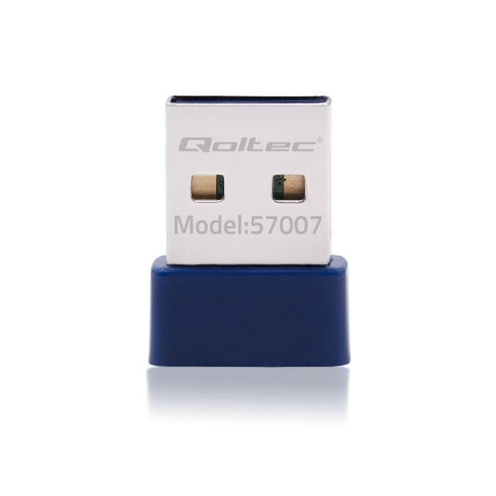 Qoltec 57007 Draadloze Mini Bluetooth USB WiFi-adapter-1