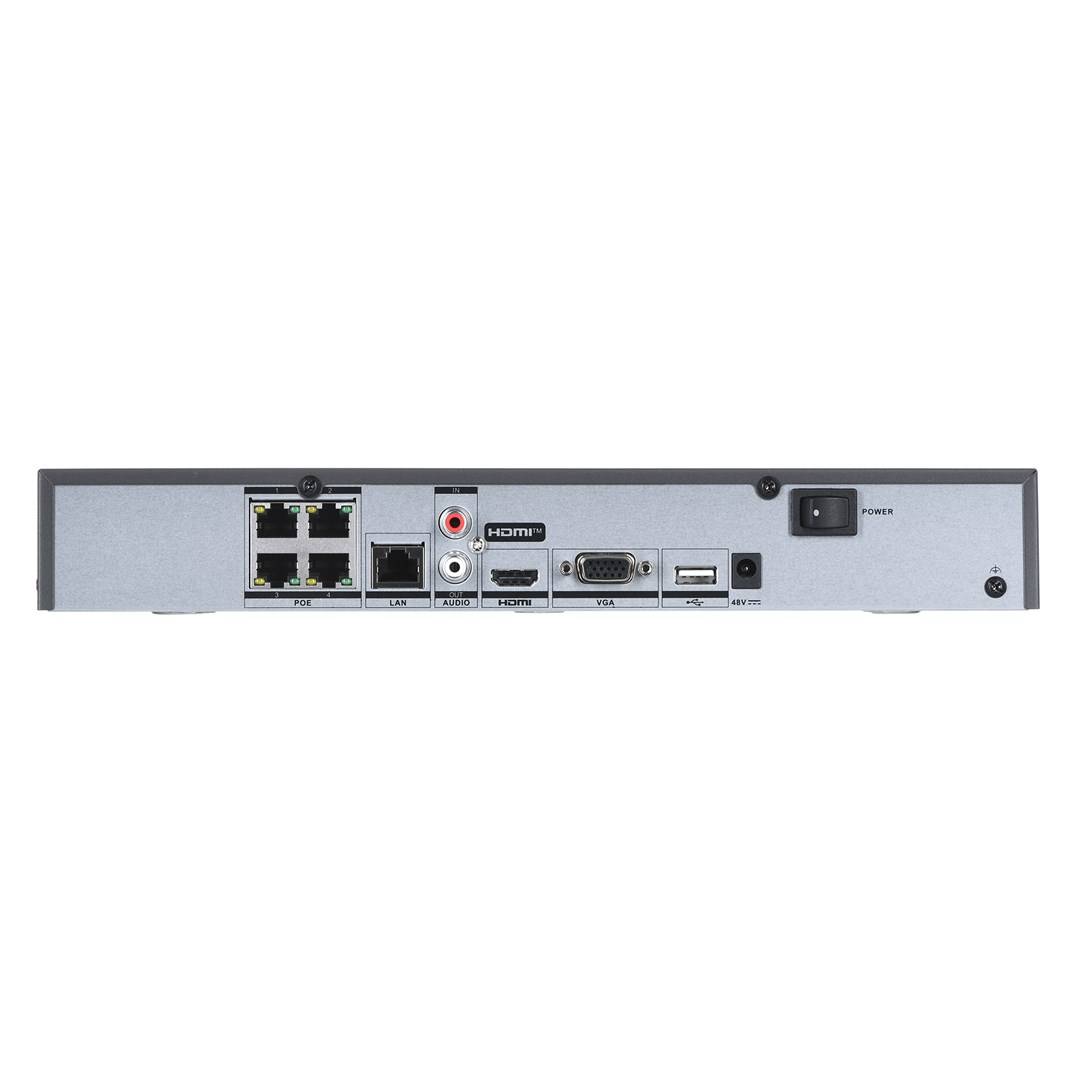 Hikvision DS-7604NXI-K1/4P(D) netwerkvideo-recorder (NVR) 1U zwart-3