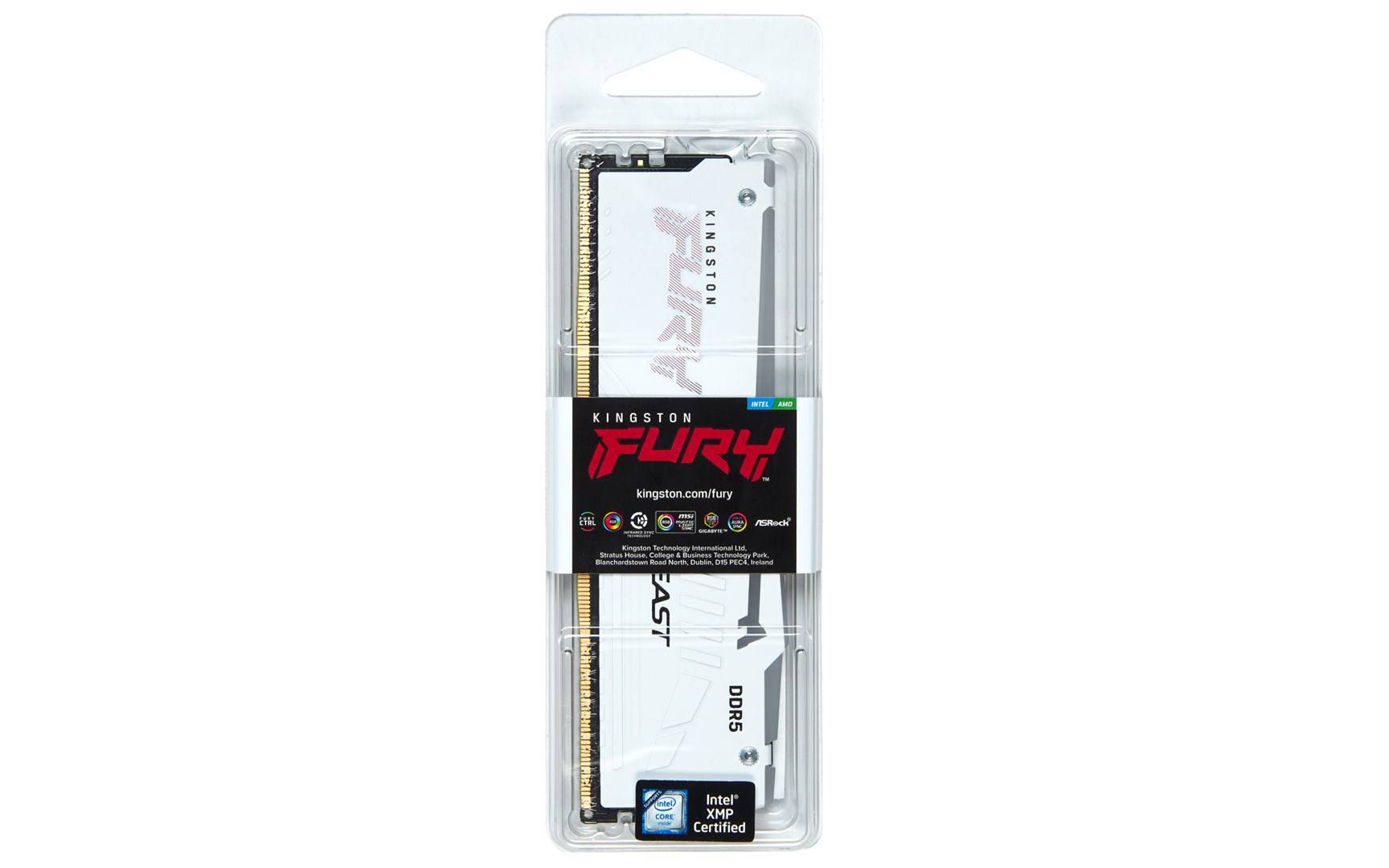 KINGSTON DDR5 16GB 6400MT/s CL32 DIMM FURY Beast Wit RGB XMP-3