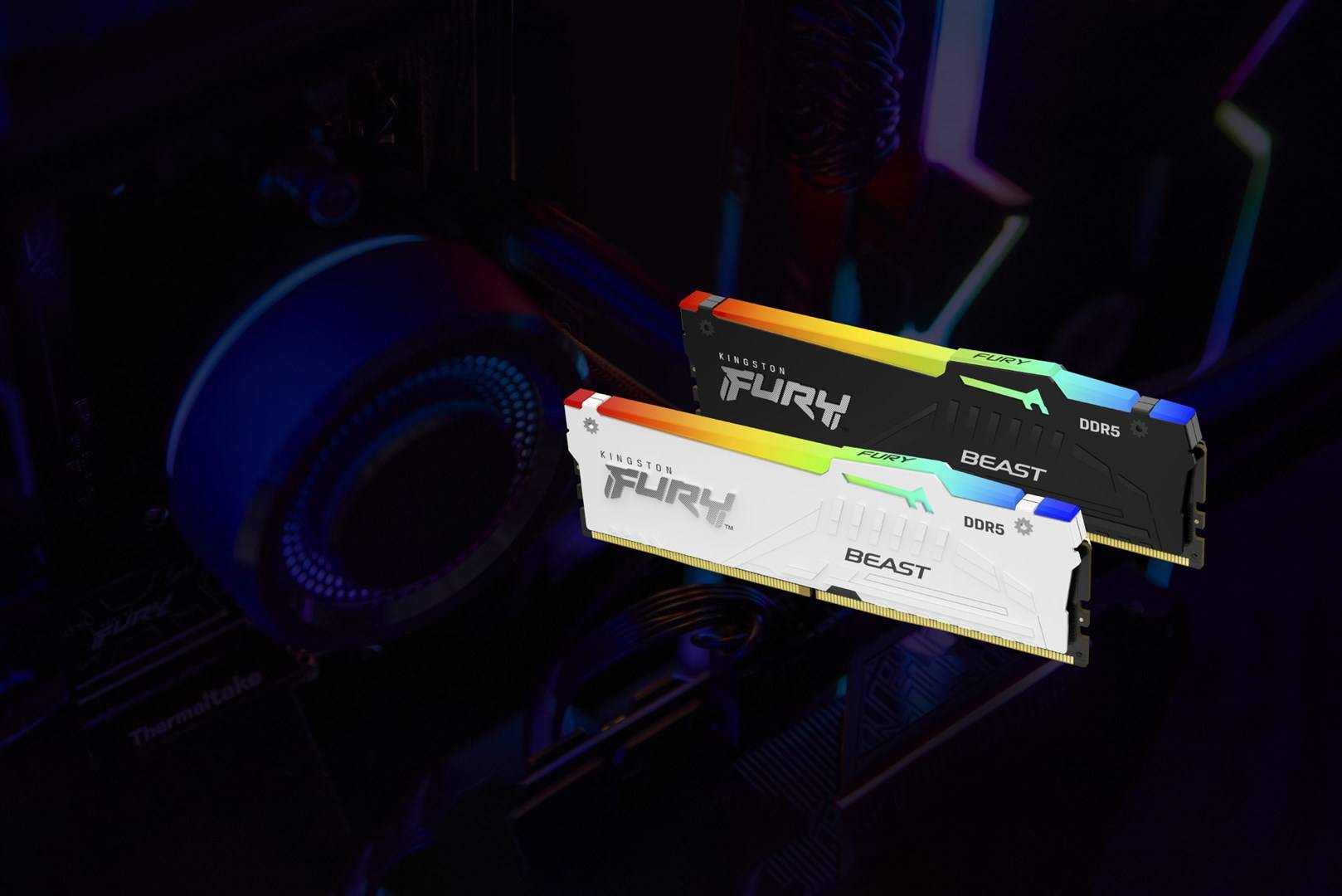 KINGSTON DDR5 16GB 6400MT/s CL32 DIMM FURY Beast Wit RGB XMP-4