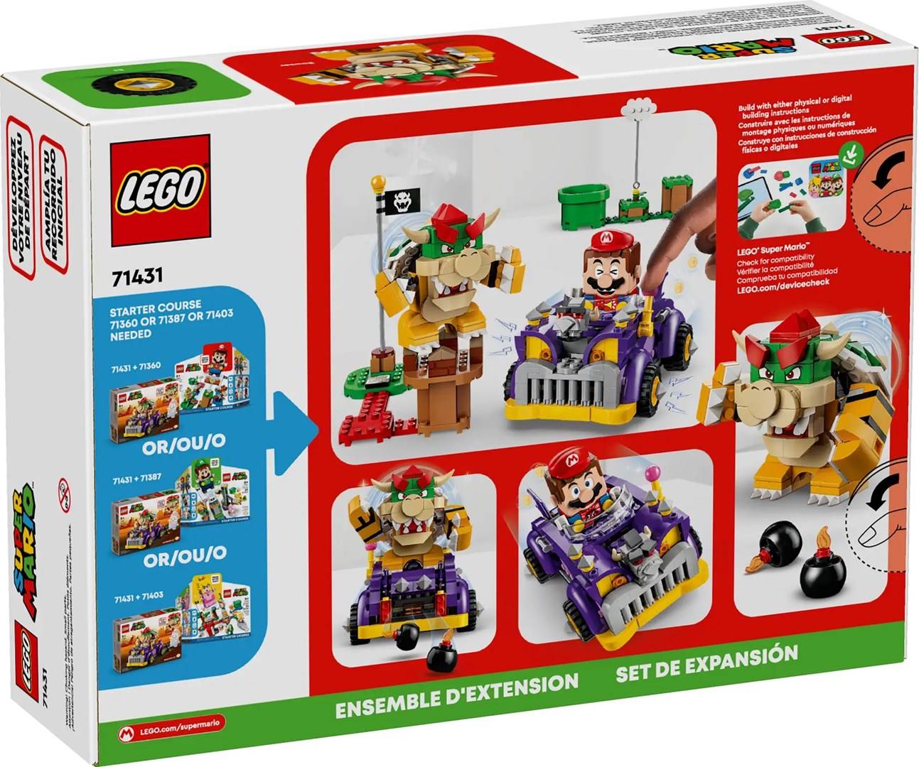 71431 LEGO® Super Mario™ Uitbreidingsset: Bowsers bolide-4