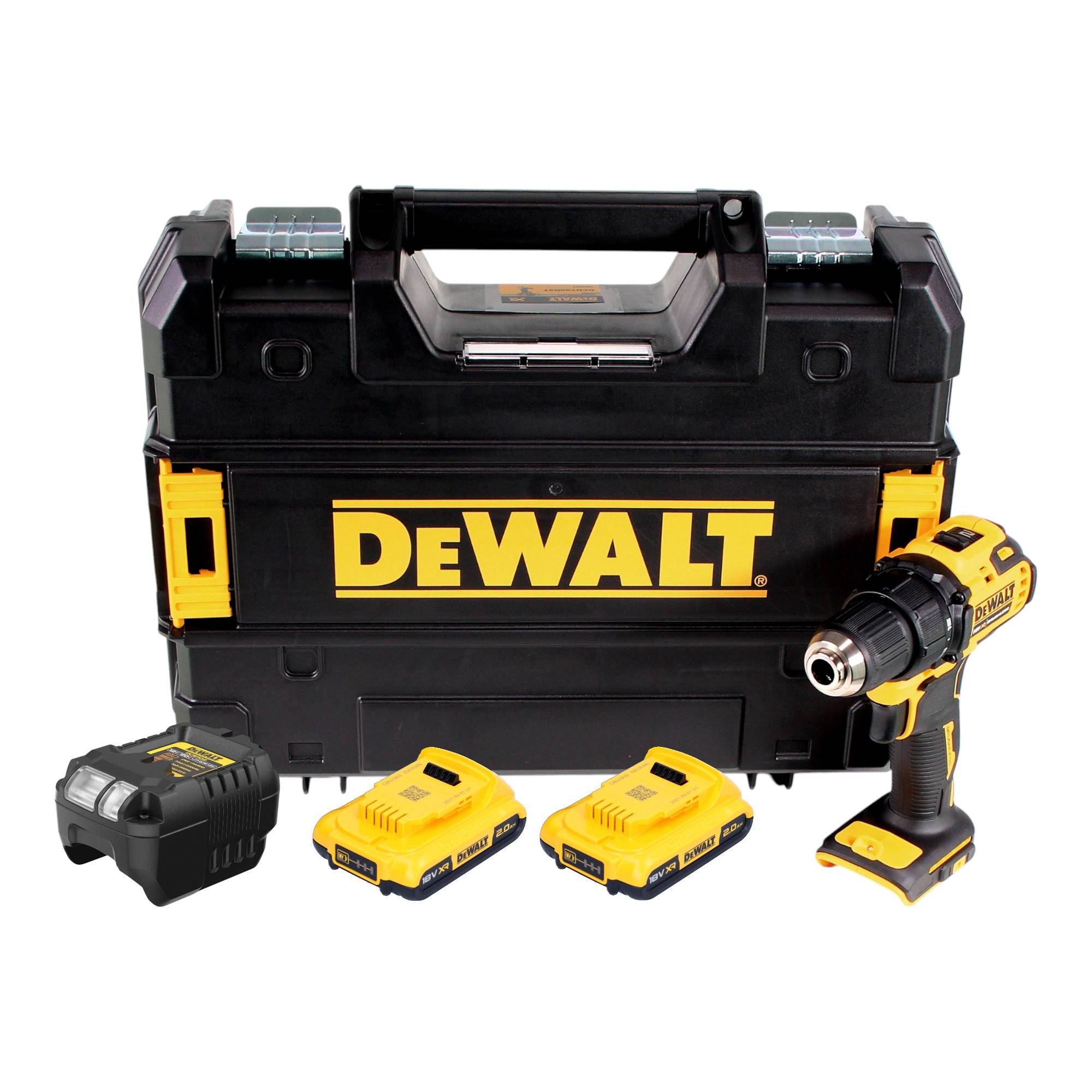 DeWALT DCD708D2T-QW Accuboormachine 18V met 2 Accu's-0
