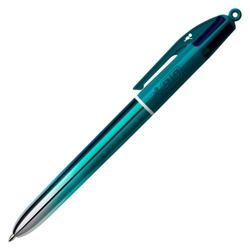 BIC 3086123759275 BIC - Colours Smooth Gradiant 4-kleurenbalpen, medium, groen-0