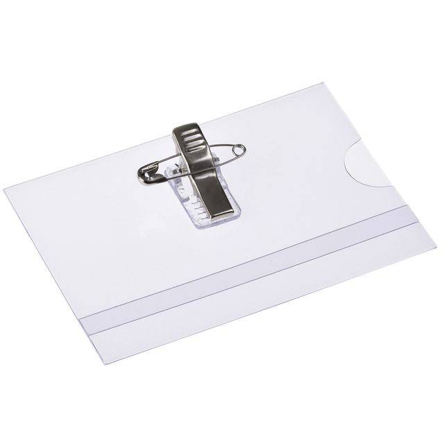 Badge europel met clip + speld 90x60mm | Omdoos a 24 stuk-0