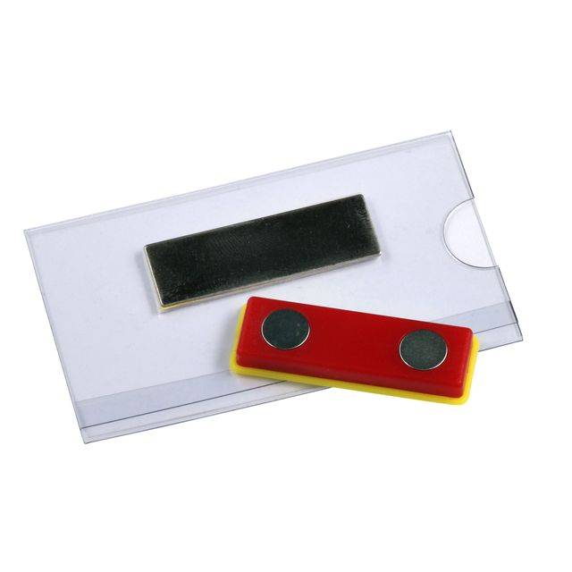 Badge europel magnetisch 75x40mm | Omdoos a 24 stuk-0