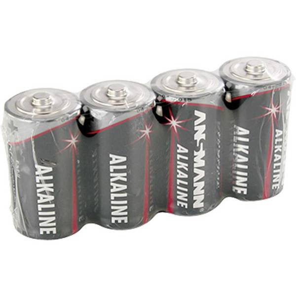 1x4 Ansmann Alkaline Baby C LR 14 rode lijn - 5015571