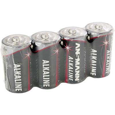 1x4 Ansmann Alkaline Baby C LR 14 rode lijn - 5015571-0