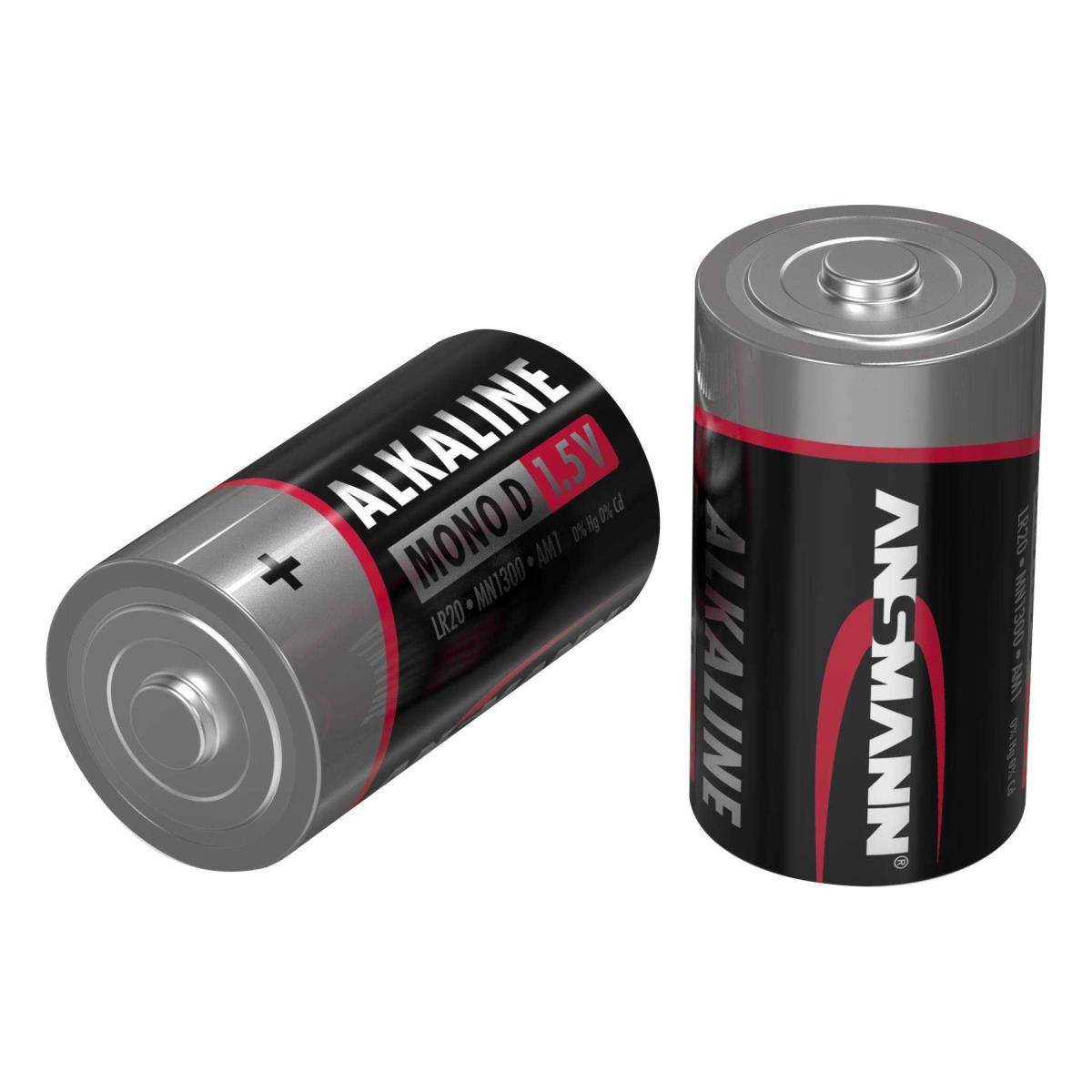 1x4 Ansmann Alkaline Mono D LR 20 rode lijn - 5015581-1