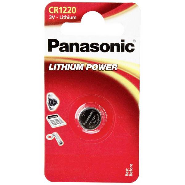Panasonic lithium CR1220 blister 1