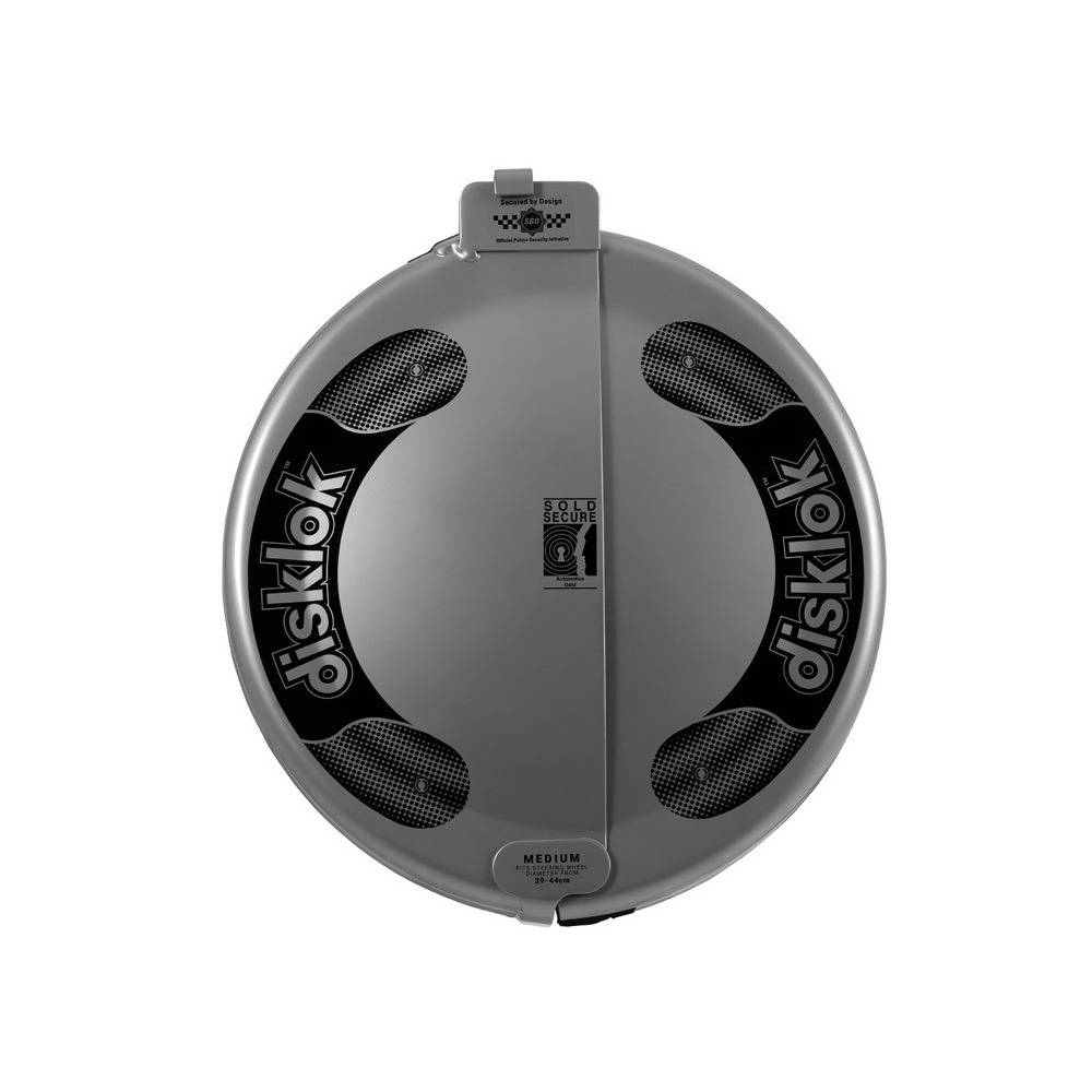 Stuurslot Disklok - 39 tot 44 cm - Zilver-3