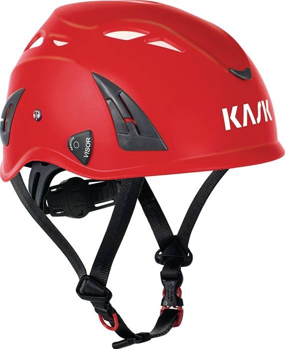 Industriële klimhelm KASK Plasma AQ rood polypropyleen EN 397