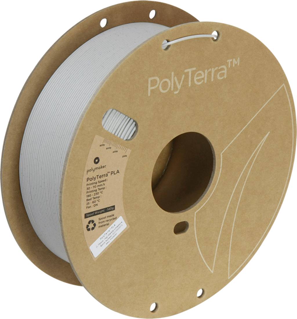 Polymaker PA04043 Marble Filament PLA kunststof Gering kunststofgehalte, Mat, Meerkleurig 1.75 mm 1000 g Marble Limeston-5