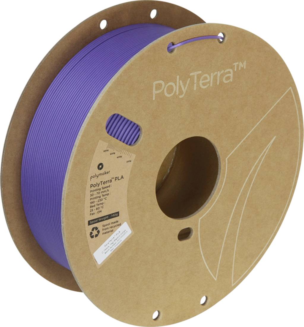 Polymaker PA04039 Regular Filament PLA kunststof Gering kunststofgehalte, Mat 1.75 mm 1000 g Electric Indigo PolyTerra™ -5