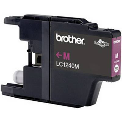 Brother LC1240M Inktcartridge, Magenta, voor inkjetprinters, toont compatibele printers en capaciteitsinformatie.