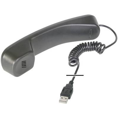 Digitus DA-70772 USB-telefoonhoorn Zwart