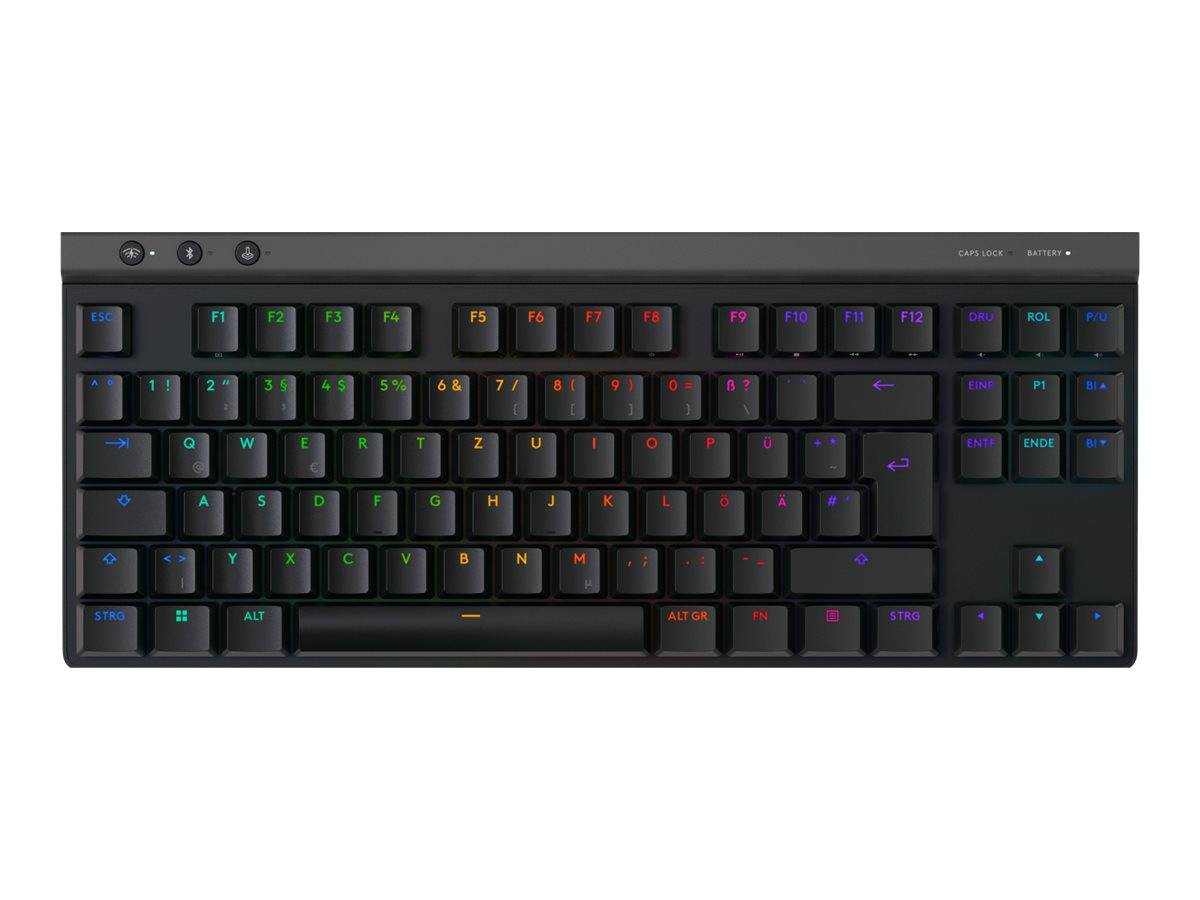 Logitech G G515 LIGHTSPEED TKL Gaming-toetsenbord - Bedraad/draadloos Verbinding - USB type A Interface - RGB LED - Duit-0