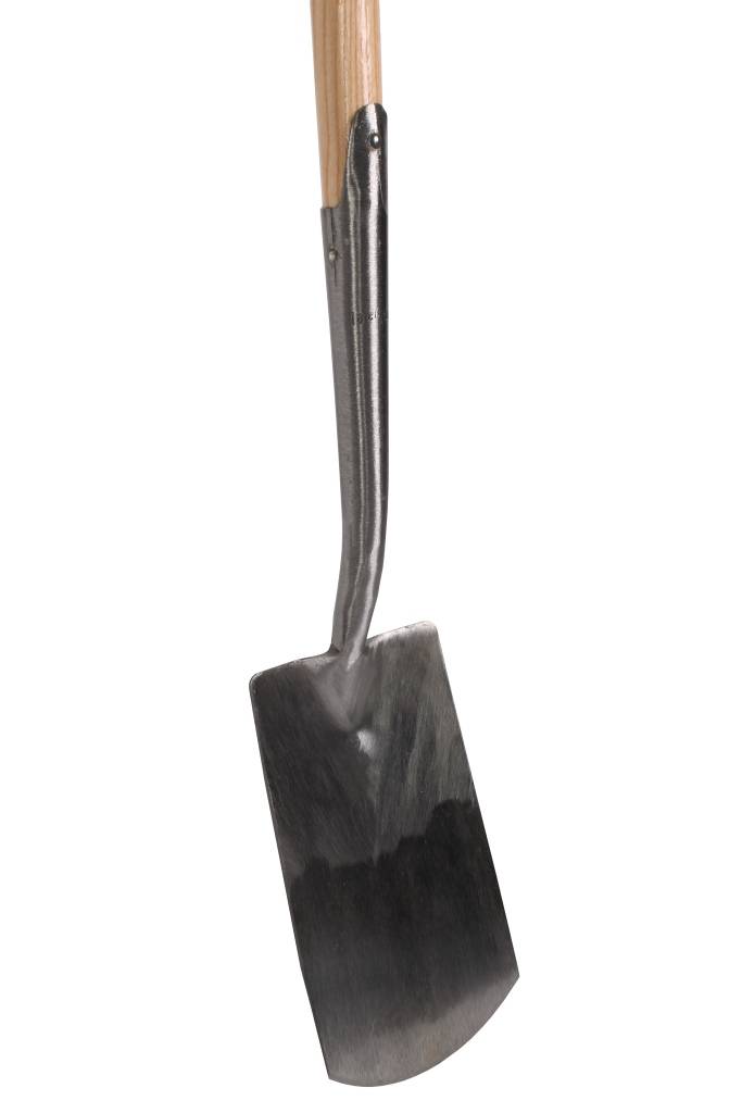 Talen Tools - Spade - Met hals en lip - Blank gepolijst - Essenhouten steel - 76 cm-0