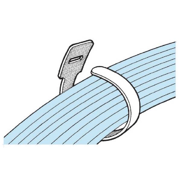 HELLERMANNTYTON TEXTIE-M/BK Klittenband kabelbinder; L: 200mm; W: 12,5mm; zwart; 10st; -40÷85°C - 1 verpakking-2