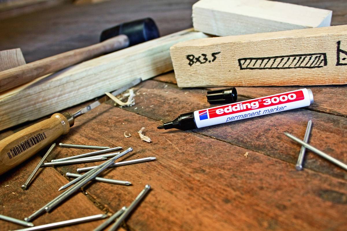 Viltstift edding 3000 creatief rond 1.5-3mm assorti blister à 4 stuks-2