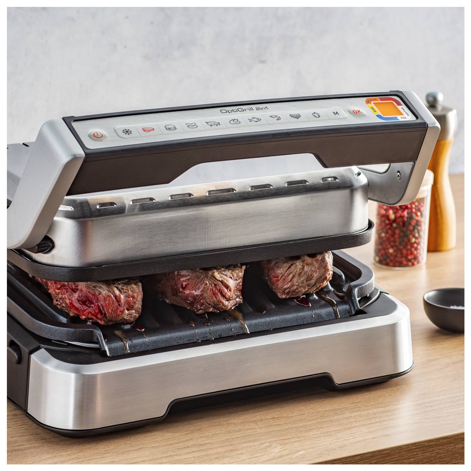 Tefal OptiGrill 2-in-1 GC773D contactgrill-1