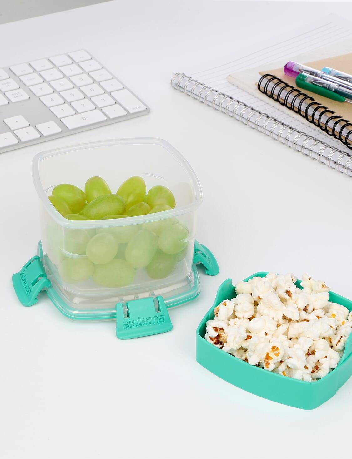 sistema voedselcontainer Snacks TO GO 400 ml mintgroen-3