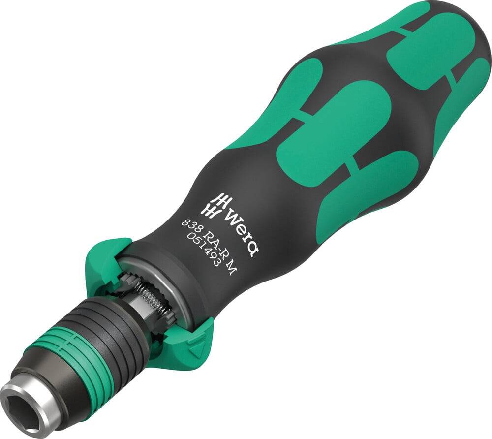 WERA WERA.05051493001 Schroevendraaier: schroevendraaier handvat; 1/4"; 123,5mm - 1 stuk