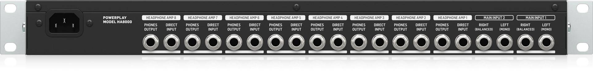 Behringer HA8000 V2 audioversterker 8.0 kanalen Performance/podium-4