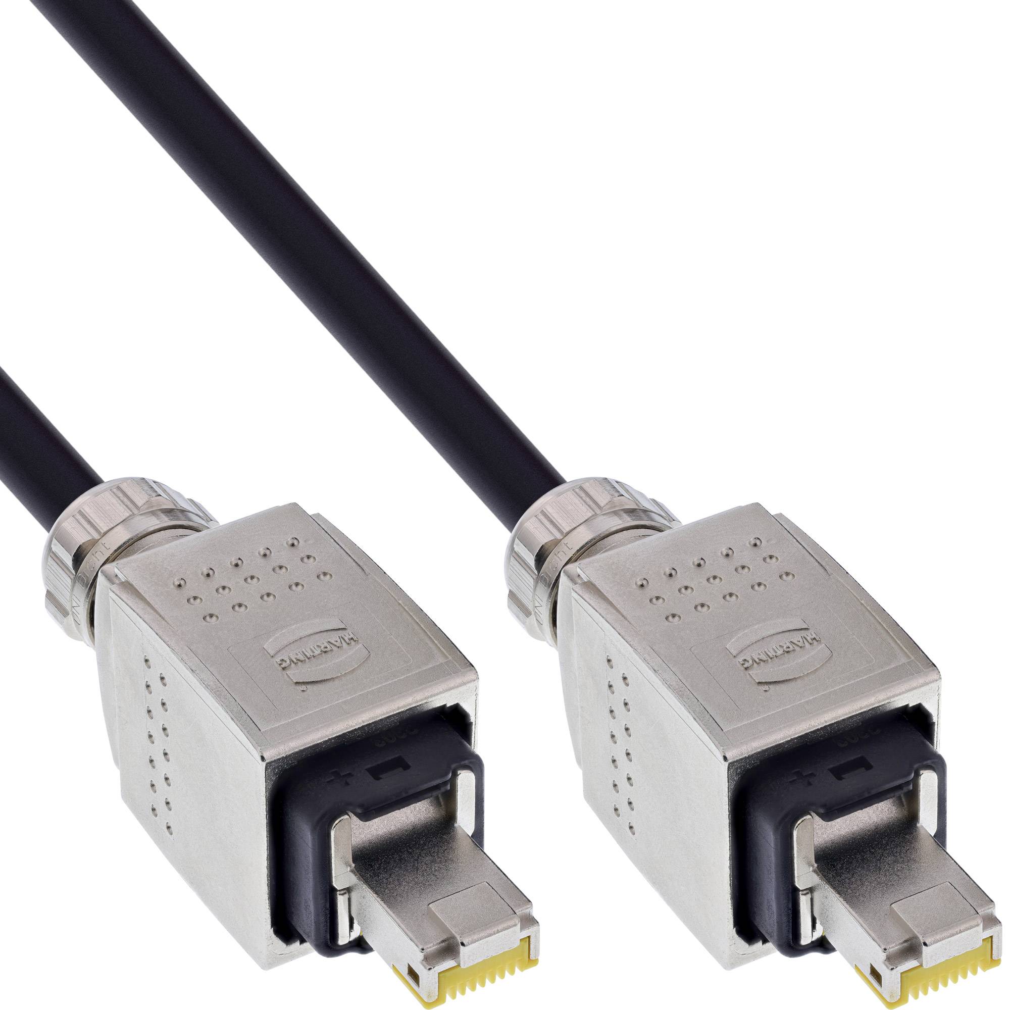 Cavo di rete InLine® Drum IP67 Outdoor PUR Harting, Cat.6A S/FTP, 50m-1