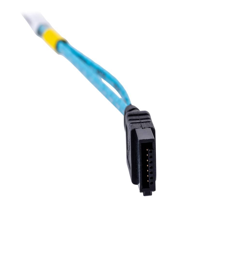 SUM Supermicro 4 x Round SATA-kabel 0,56 m Zwart, Blauw, Wit-2