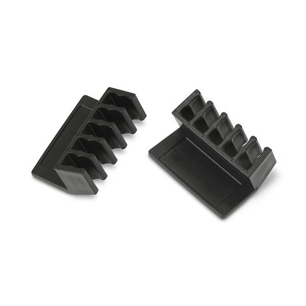Kabelgeleiders Zelfklevend - 2-delig - 7mm - Zwart
