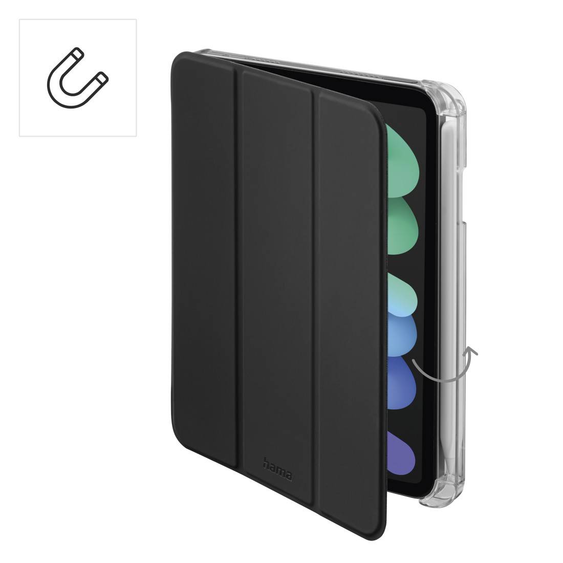 Hama Fold Clear Tablet Case met Penhouder voor Apple iPad mini 8.3 (2024)-3