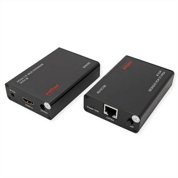 ROLINE HDMI A/V Extender via Cat.6A kabel, 4K@60Hz, 30m