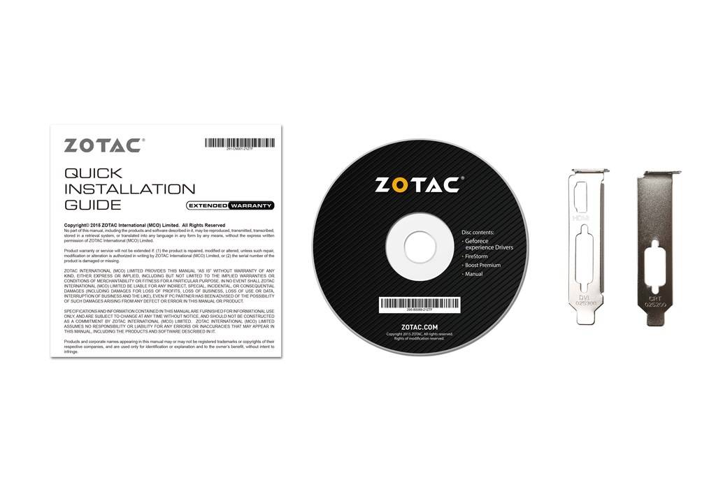 ZOA Zotac GeForce GT 710 NVIDIA 2 GB GDDR3-1