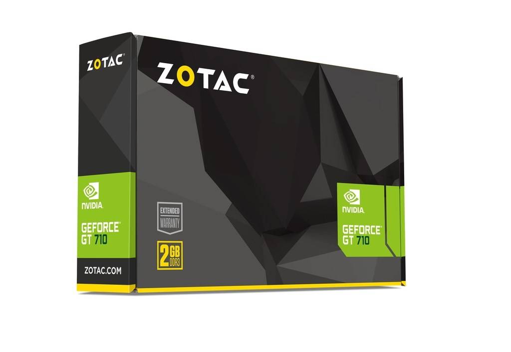 ZOA Zotac GeForce GT 710 NVIDIA 2 GB GDDR3-2
