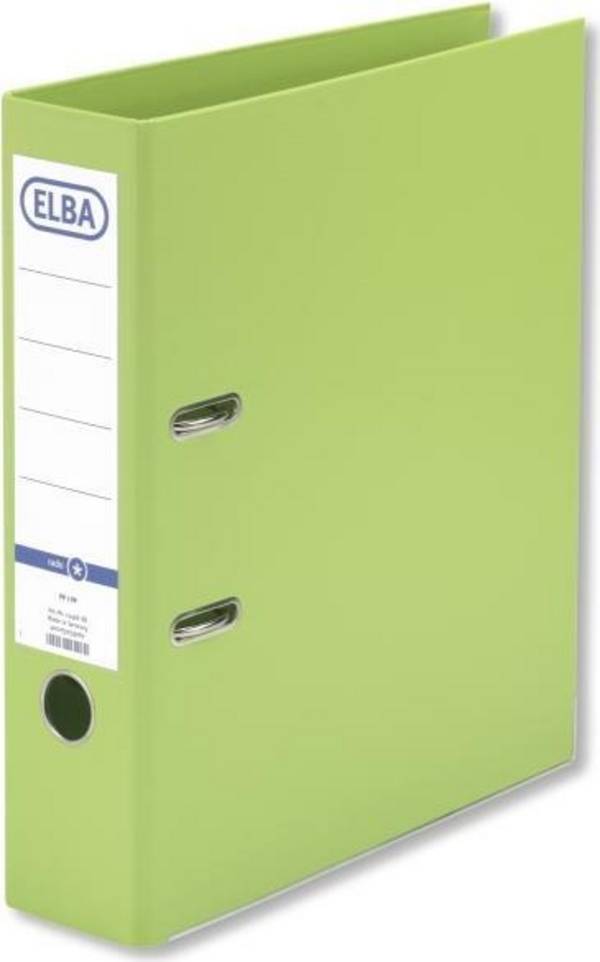 Elba 4002030139060  Elba -  Ordner  smart a4 80mm pp lime groen