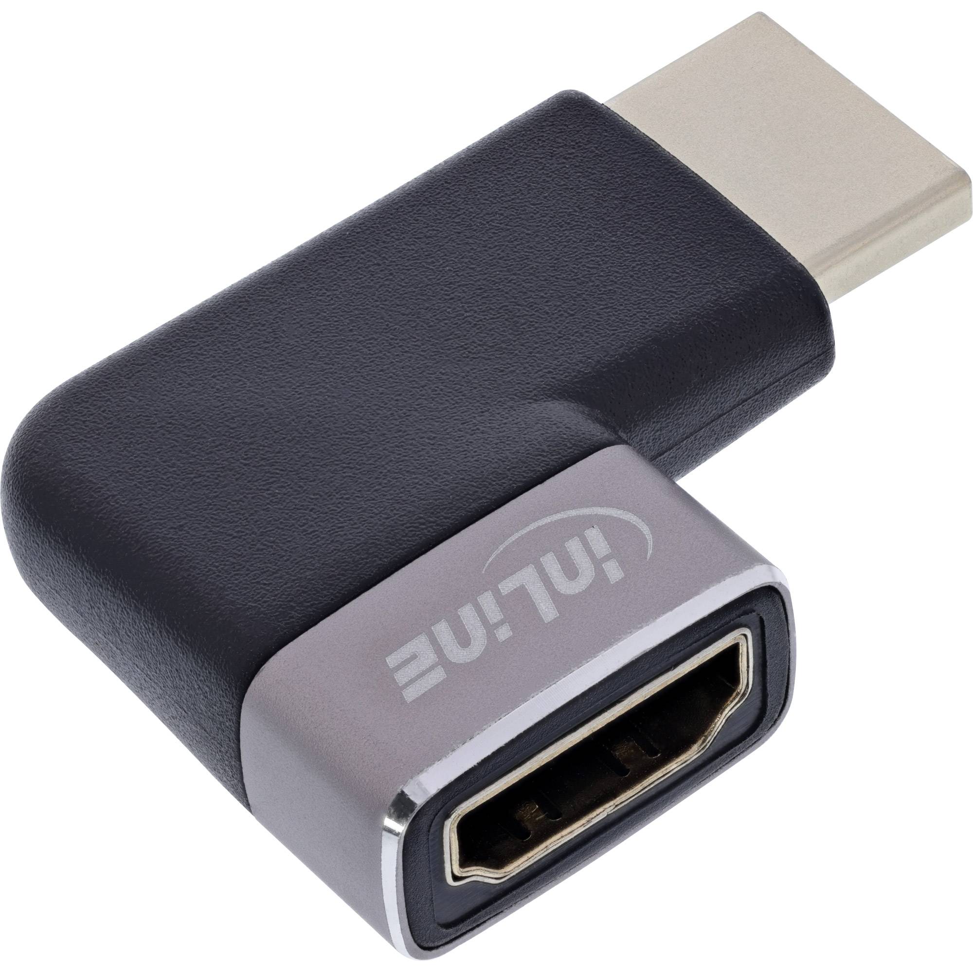 InLine HDMI adapter | haaks/rechts | HDMI2.1 (8K 60Hz + HDR) | aluminium-0