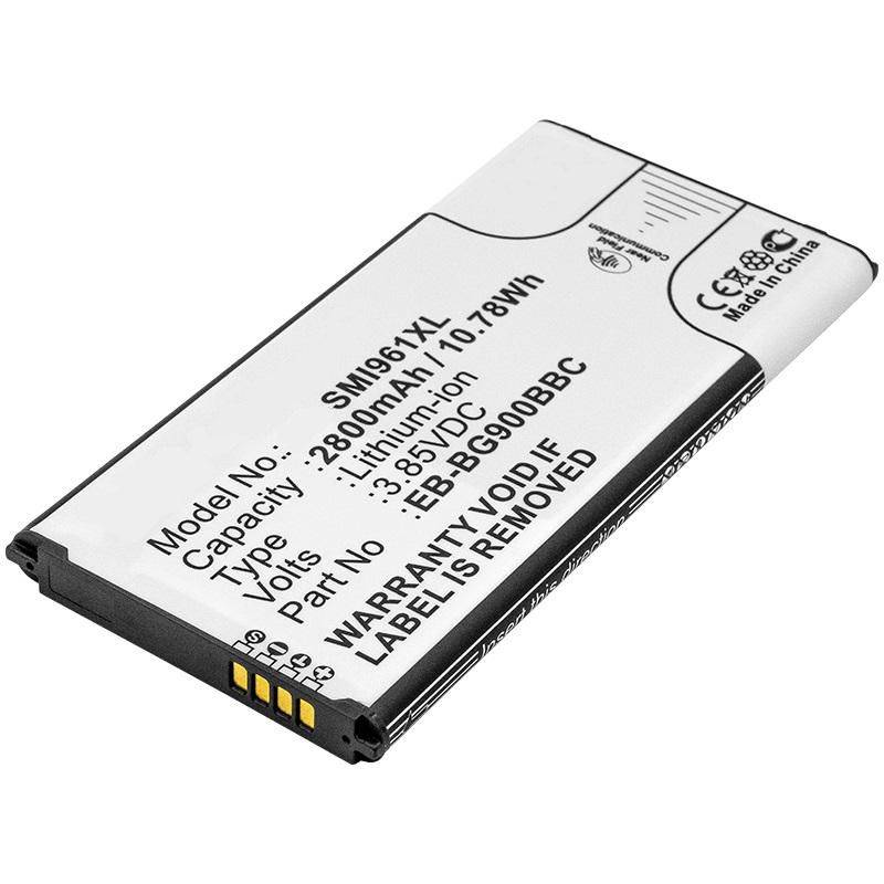 CoreParts-accu voor Samsung Mobile 10,64 Wh Li-ion 3,8 V 2800 mAh, met NFC, voor Galaxy Round, Round LTE, S5, S5 Active,-0