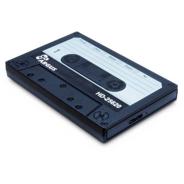 Inter-Tech HDD-behuizing 2,5" Argus HD-25620 terug naar de jaren 80 retail