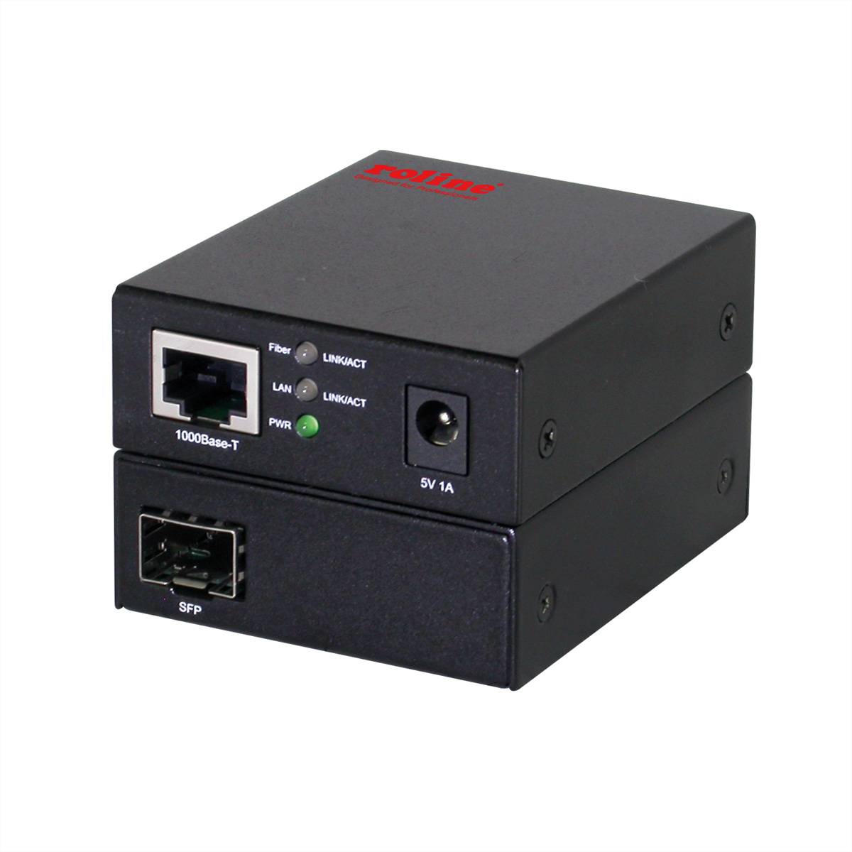 ROLINE 10/100 / 1000Base-T naar dual speed Fiber Media Converter-0