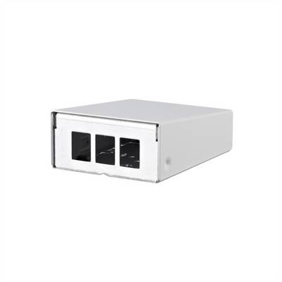 METZ CONNECT Keystone AP-behuizing 3-poorts zuiver wit RAL9010-0