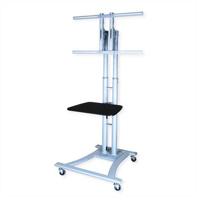 VALUE LCD/TV rolstandaard, tot 50 kg (27" tot 60"), zilver-0