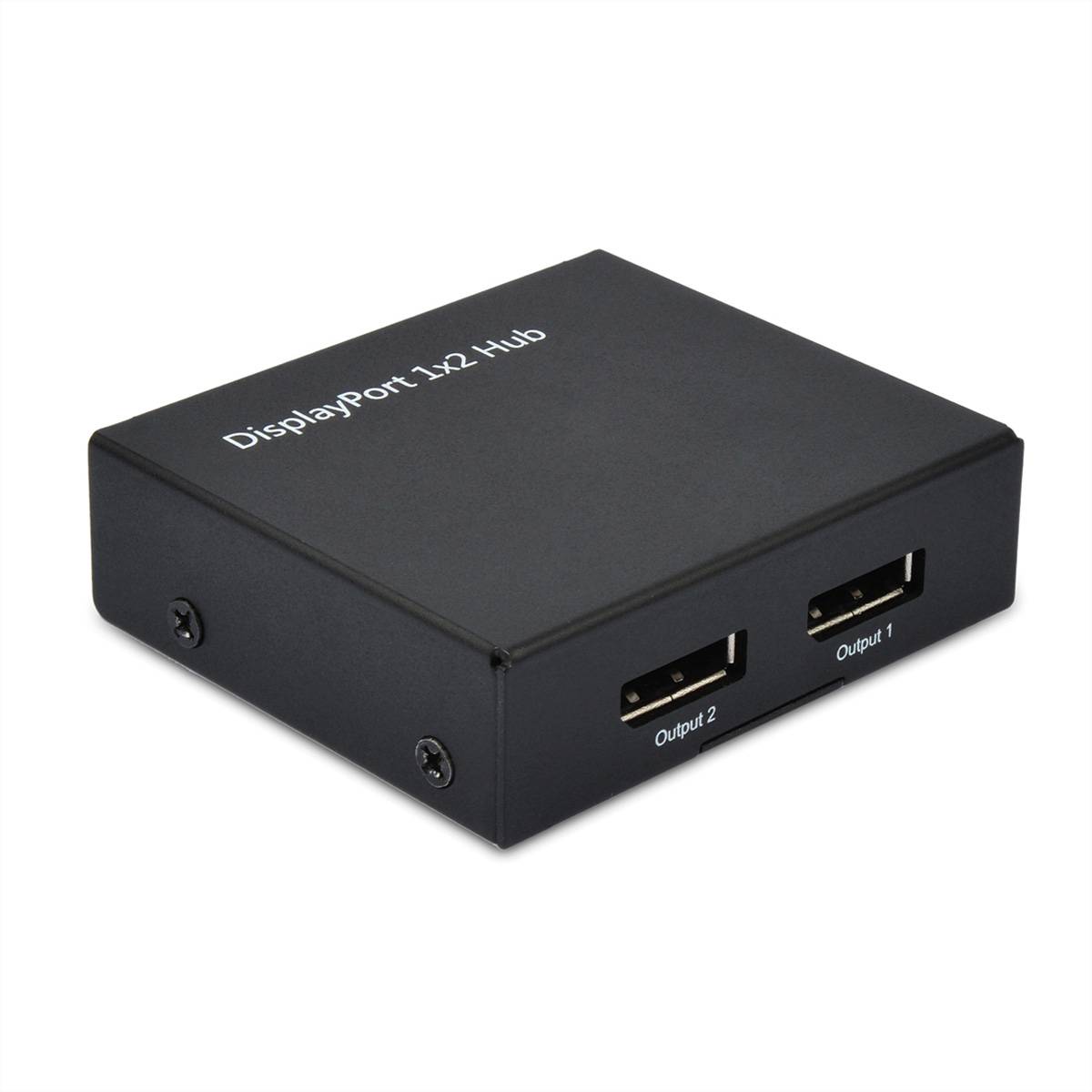 VALUE DisplayPort Video-Splitter, met hub funktie, 2voudig-0