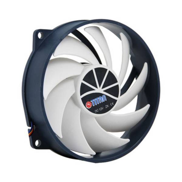 Titan Kukri-series ventilator (case fan) voor in de PC met Z-Axis lager en PWM-functie - 95 x 95 x 25 mm
