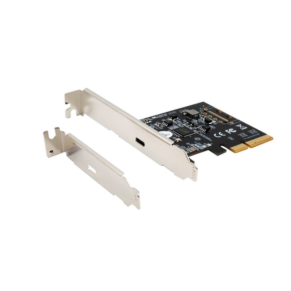 EXSYS EX-12011 1 poort USB 3.2 Gen2x2 PCIe kaart 1x USB-C 20Gbps dataoverdracht-0