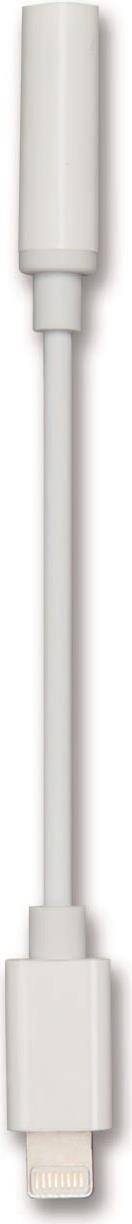 2GO audioadapter Stereo Lightning 20cm wit-0