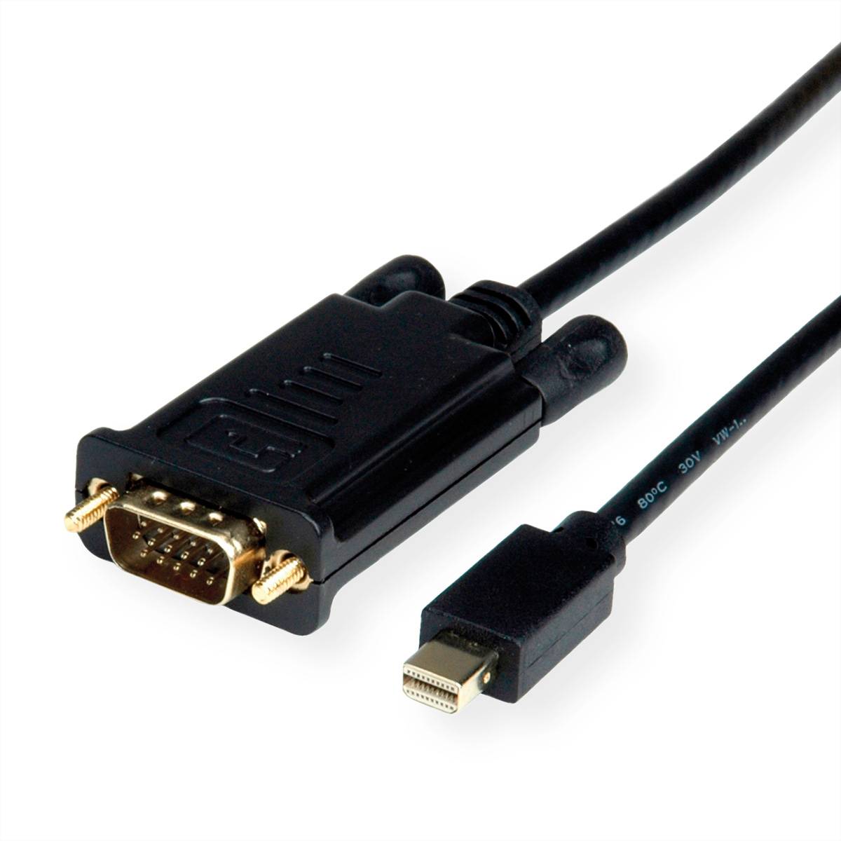 VALUE Cable MiniDisplayPort - VGA, Mini DP M - VGA M, zwart, 5 m-0