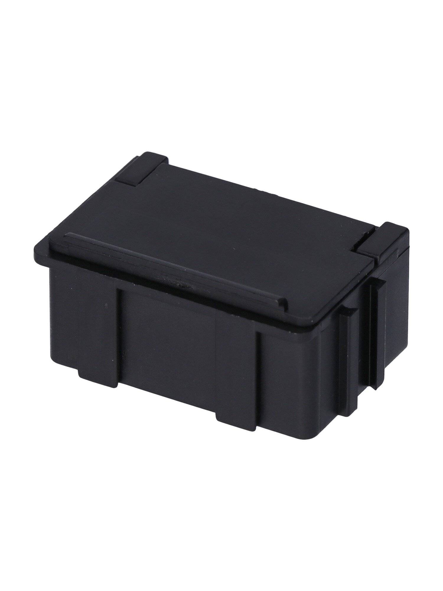 ESD SMD-box N2, 37 x 12 x 15 mm, zwart/zwart-0