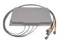 Cisco 2,4 GHz 6 dBi/5 GHz 6 dBi directionele antenne, 4-poorts, RP-TNC-0