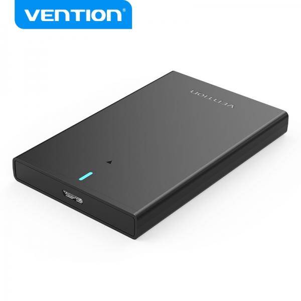 Vention 2,5 inch SATA harde schijfbehuizing (USB 3.0 Micro-B) zwart-0