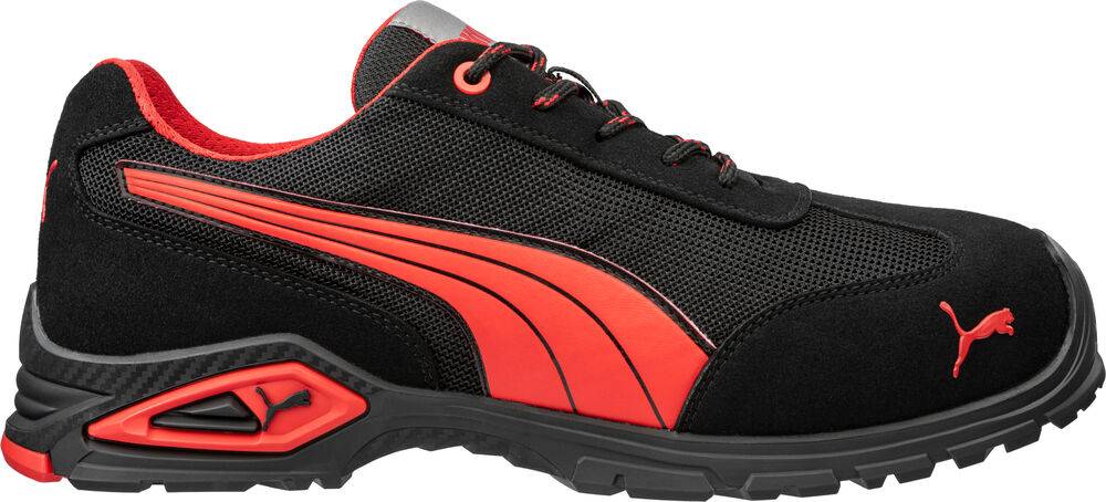 Puma madrid low s1pl black/red 46-0